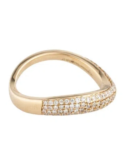 Pre-owned Ring 14k Diamond Band In Multicolor