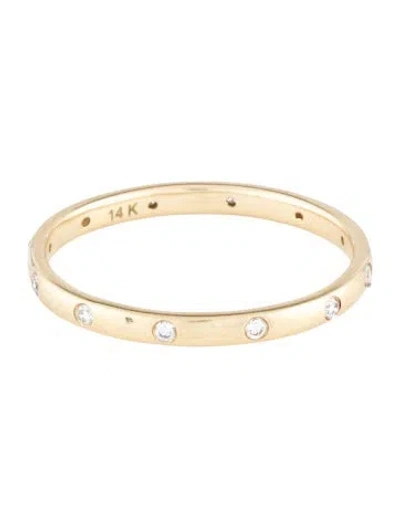 Pre-owned Ring 14k Diamond Band In Multicolor