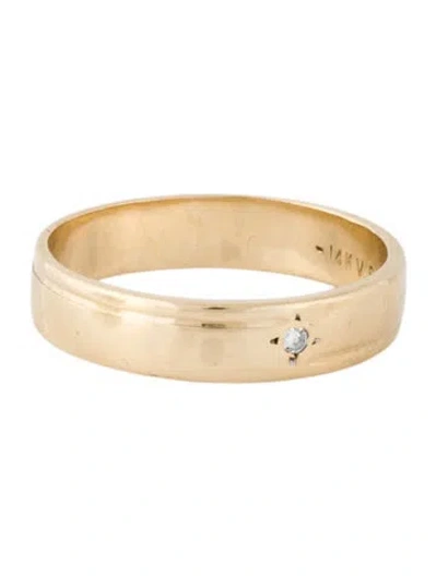 Pre-owned Ring 14k Diamond Band In Multicolor