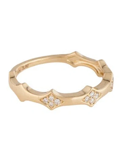 Pre-owned Ring 14k Diamond Band In Multicolor