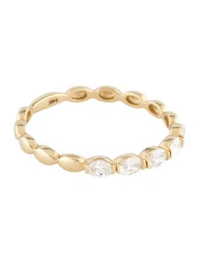 Pre-owned Ring 14k Diamond Band In Multicolor