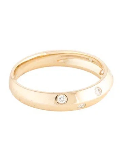 Pre-owned Ring 14k Diamond Band In Multicolor