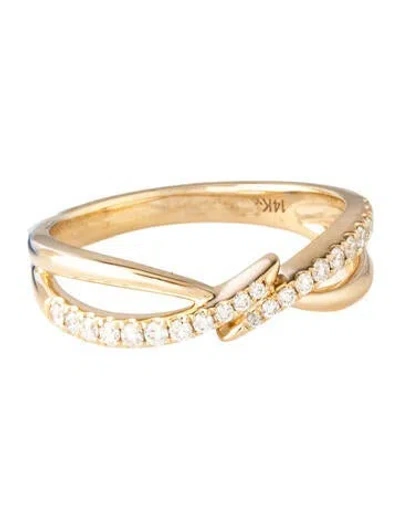 Pre-owned Ring 14k Diamond Band In Multicolor