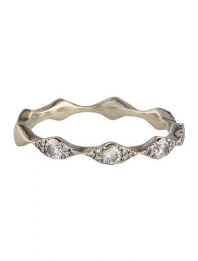 Pre-owned Ring 14k Diamond Band In Multicolor
