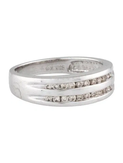Pre-owned Ring 14k Diamond Band In Multicolor