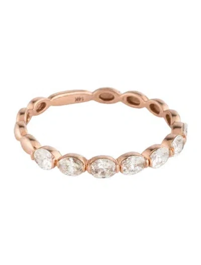 Pre-owned Ring 14k Diamond Band In Multicolor