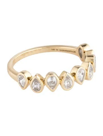 Pre-owned Ring 14k Diamond Band In Multicolor