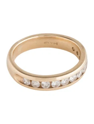 Pre-owned Ring 14k Diamond Band In Multicolor