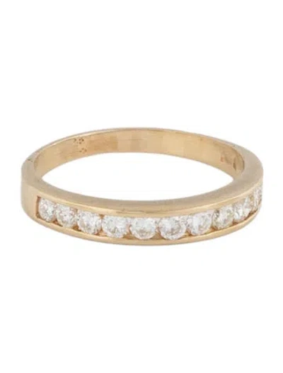 Pre-owned Ring 14k Diamond Band In Multicolor