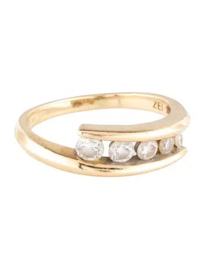 Pre-owned Ring 14k Diamond Band In Multicolor