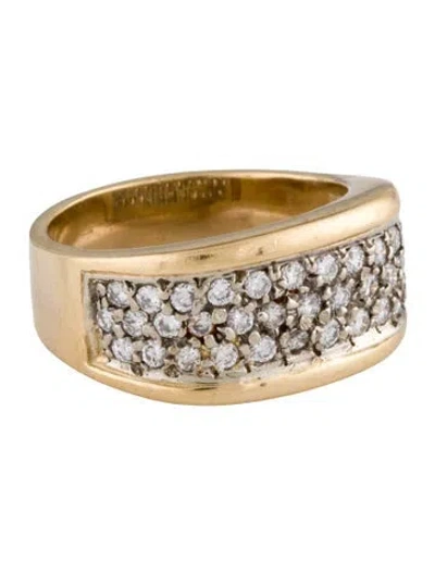 Pre-owned Ring 14k Diamond Band  In Multi