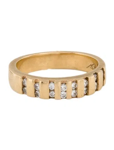 Pre-owned Ring 14k Diamond Band  In Multi