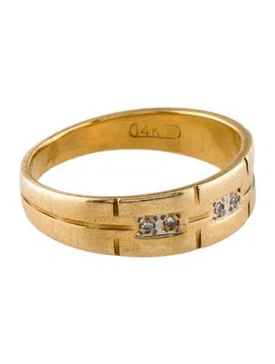 Pre-owned Ring 14k Diamond Band  In Multi