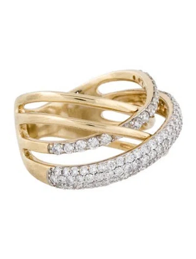 Pre-owned Ring 14k Diamond Band  In Multi
