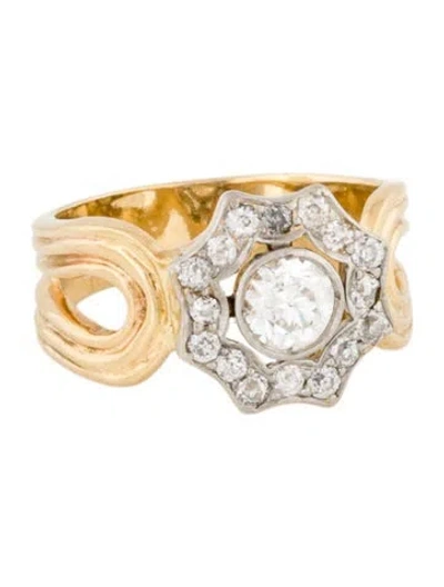 Pre-owned Ring 14k Diamond Band  In Multi