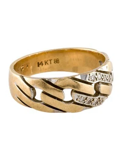 Pre-owned Ring 14k Diamond Band  In Multi