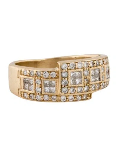 Pre-owned Ring 14k Diamond Band  In Multi