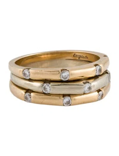 Pre-owned Ring 14k Diamond Band  In Multi