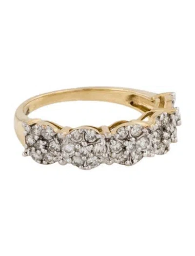 Pre-owned Ring 14k Diamond Band  In Multi