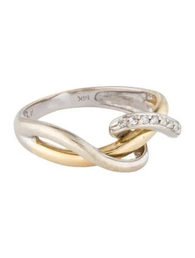 Pre-owned Ring 14k Diamond Band  In Multi