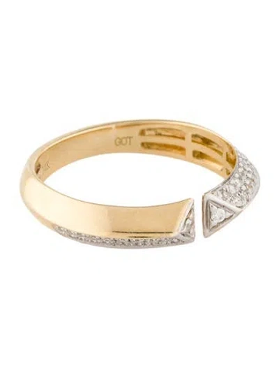 Pre-owned Ring 14k Diamond Band  In Multi