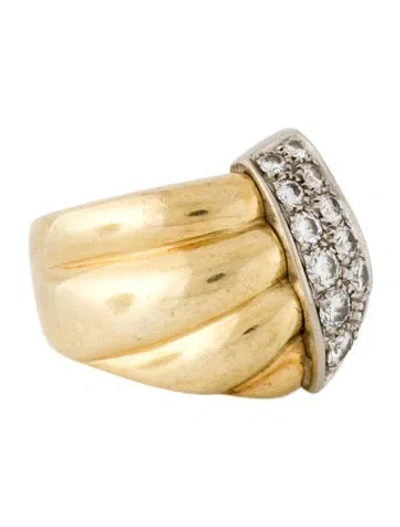 Pre-owned Ring 14k Diamond Band  In Multi