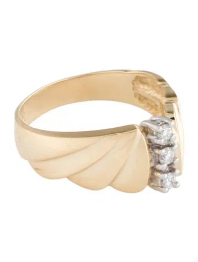 Pre-owned Ring 14k Diamond Band  In Multi
