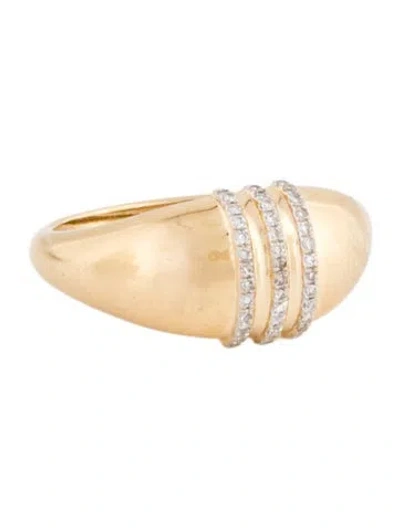 Pre-owned Ring 14k Diamond Band  In Multi