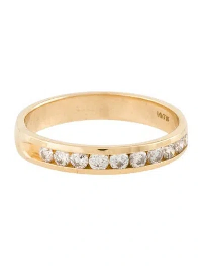 Pre-owned Ring 14k Diamond Band  In Multicolor