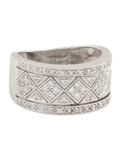 Pre-owned Ring 14k Diamond Band  In Multicolor