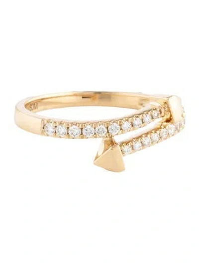 Pre-owned Ring 14k Diamond Band  In Multicolor
