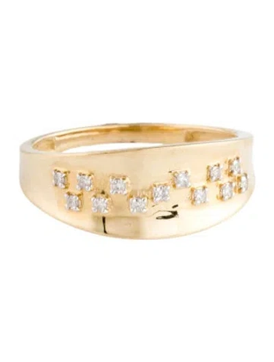 Pre-owned Ring 14k Diamond Band  In Multicolor