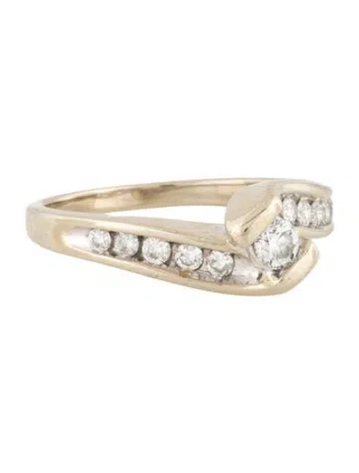 Pre-owned Ring 14k Diamond Band  In Multicolor
