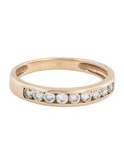 Pre-owned Ring 14k Diamond Band  In Multicolor