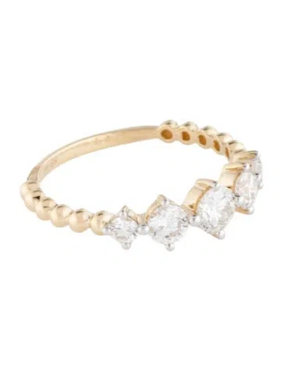 Pre-owned Ring 14k Diamond Band W/ Tags In Multicolor