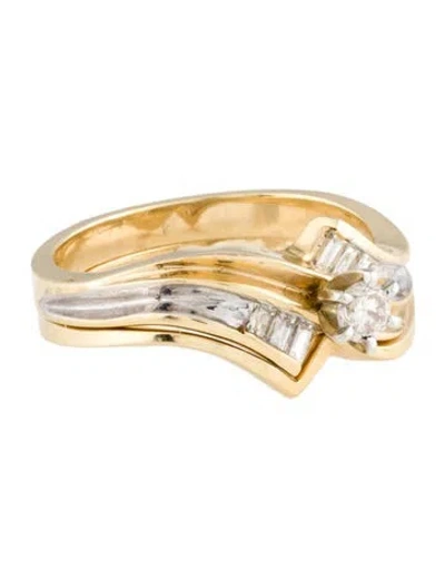 Pre-owned Ring 14k Diamond Bridal Set In Multi