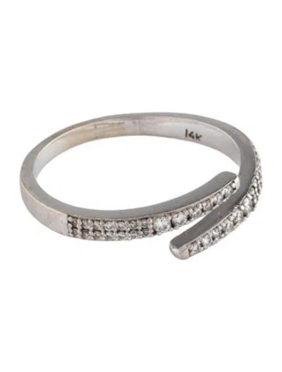 Pre-owned Ring 14k Diamond Bypass  In Multi