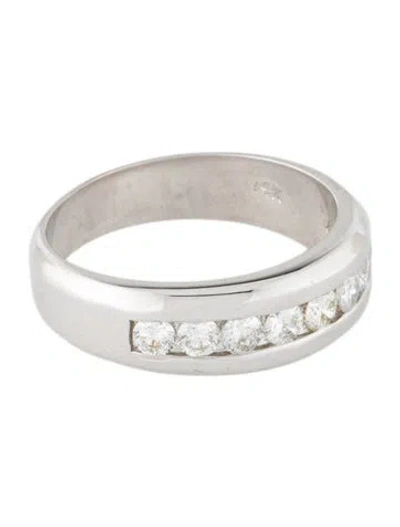 Pre-owned Ring 14k Diamond Channel Set Band In Multi