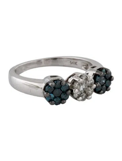 Pre-owned Ring 14k Diamond Circle Band In Multi