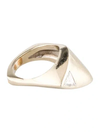Pre-owned Ring 14k Diamond Cocktail  In Multi
