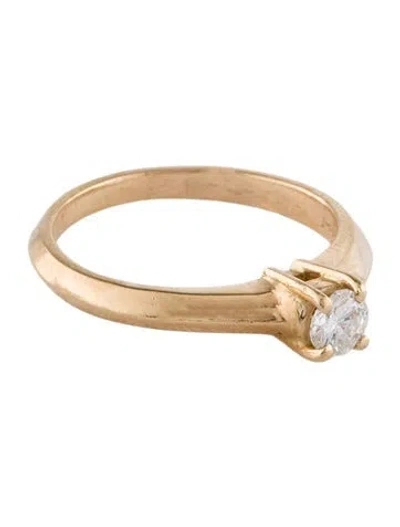 Pre-owned Ring 14k Diamond Cocktail  In Multi
