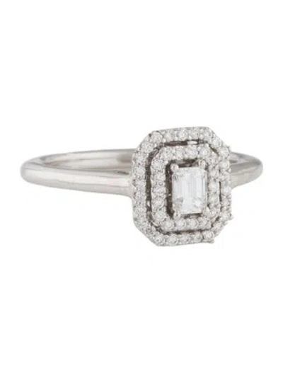 Pre-owned Ring 14k Diamond Cocktail  In Multi