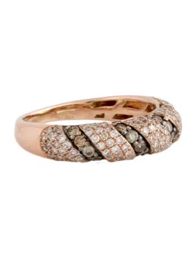 Pre-owned Ring 14k Diamond Cocktail  In Multi