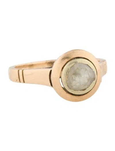 Pre-owned Ring 14k Diamond Cocktail  In Multi