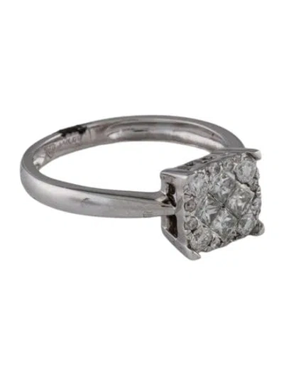 Pre-owned Ring 14k Diamond Cocktail  In Multi