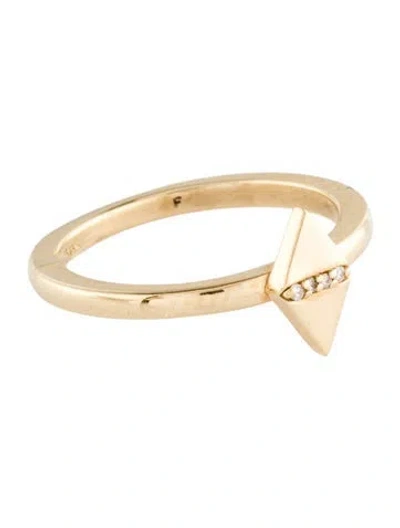 Pre-owned Ring 14k Diamond Cocktail  In Multi