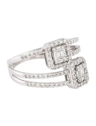 Pre-owned Ring 14k Diamond Cocktail  In Multi