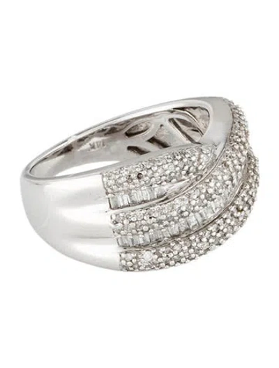 Pre-owned Ring 14k Diamond Cocktail  In Multi
