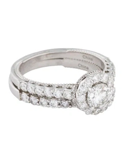 Pre-owned Ring 14k Diamond Cocktail  In Multi