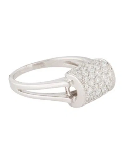 Pre-owned Ring 14k Diamond Cocktail  In Multi